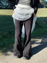 Swan Golji Frill Banding Pants (3c)