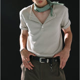 western rosy stud loop belt black