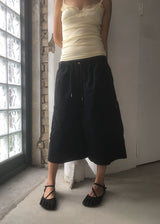 ZIPPER CARGO BERMUDA PANTS