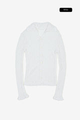 Solune net collor cardigan