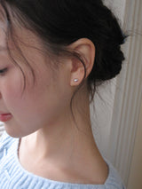 [925 Silver] グレインピアス (シルバー)