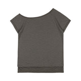 ミスティックワンショルダーTシャツ (BROWN) F25QB107