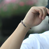 SVB-193 Rough Wave Men`s Bangle Bracelet