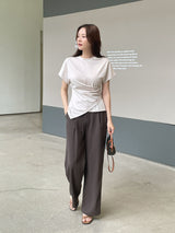 チャブル シャーリング ラップ スパン ショートスリーブ Tシャツ