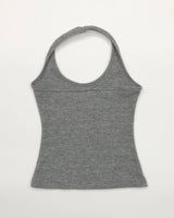Halter Neck Tank Top (4color)