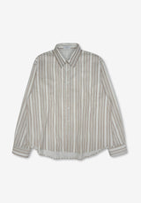 LL Stripe Pattern Long Shirts