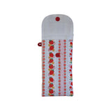 Pencil Pouch_Quilted Strawberry