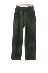 spray-washed string pants