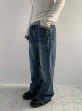 ソヤンデニムワイドパンツ