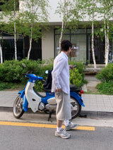 "ルクだけ" Label Bermuda Sweat Shorts