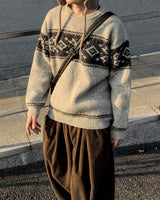 Frost nordic pattern knit