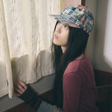 vintage patchwork cap green