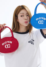 OCYN ベーシック エンブ ミニバッグ ブルー