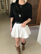 ドローバルーンベルトセットバンディングミニスカート