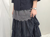 Semi-A-Line Double Button Jacket