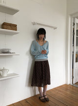 Otsuri Loose-Fit Summer Deep V-Neck Knit