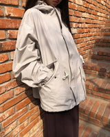 Rogen Hooded Drawstring Field Jacket