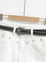 Rivia Stud Belt Shorts