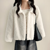 Cyan collar neck popgle short jacket 