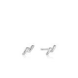 Smooth Twist Stud 925 Silver Earring E038-01H