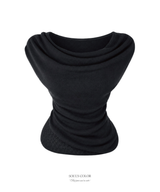 Grace lace drape knit top (2color)