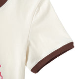 フューチャーフレンドスリムフィットTシャツ バニラチョコ