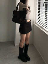 Vine Low-rise Mini Skirt (4 colors)