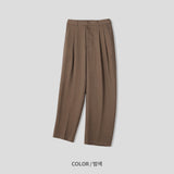 LMN クールリネンベンダブルピンタックスラックス (4 colors)