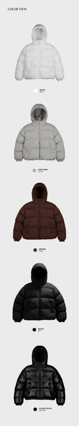 Dake Basic Daily Two-Way Overfit Hooded Padding