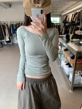 クロエボートネックロングスリーブ (4color)