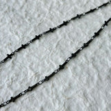 Matte Black Cross Necklace