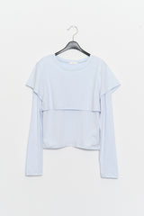 (W) Opening Layered Top (4color)