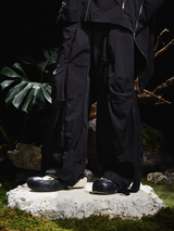 RELABEL 24AW Chrysalis - Cocoon Breaking Multi-Zip Seam Deconstructed Punch Lounge Pants