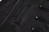 Margo Military Button Hoodie Zip-up
