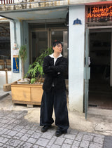 No.1387 st サイドポイントビッグデニムパンツ