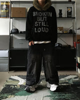 HX Broken Raccoon Hooded Zip-Up (3C)
