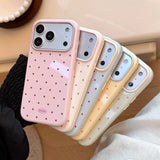 Macaron Polka Dot Color Frame iPhone-Compatible Case
