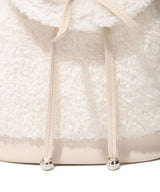 Clover Heart Fluffy Backpack Ivory