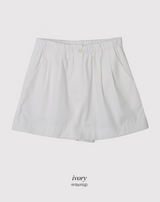 WT コットンバンディングショートパンツ (2color)