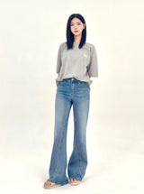 3RD REORDER PANEL FLARE JEANS code 25100