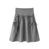 Sera Dot Ribbon Skirt
