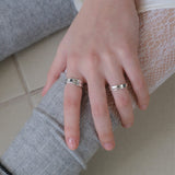 Melting stone ring