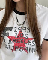 Aken Vintage Star Ringer Tee