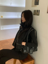 エバーダンブルハイネックツーバックルムスタングベスト