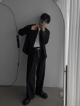 ASCLO ルノVネックシャツ (2color)