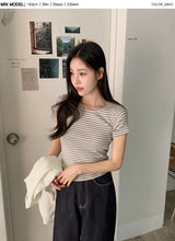 Daily Border Short Sleeve T-shirt (3color)