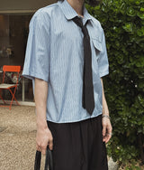 ホルデンストライプクロップシャツ
