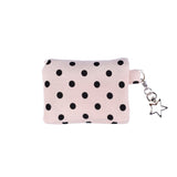 Dot button wallet_baby pink