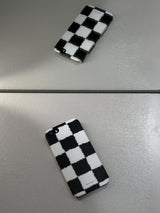 フラッフィーチェックハードケース