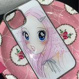[Production takes 7 days] HEESU I Phone case [Silver]